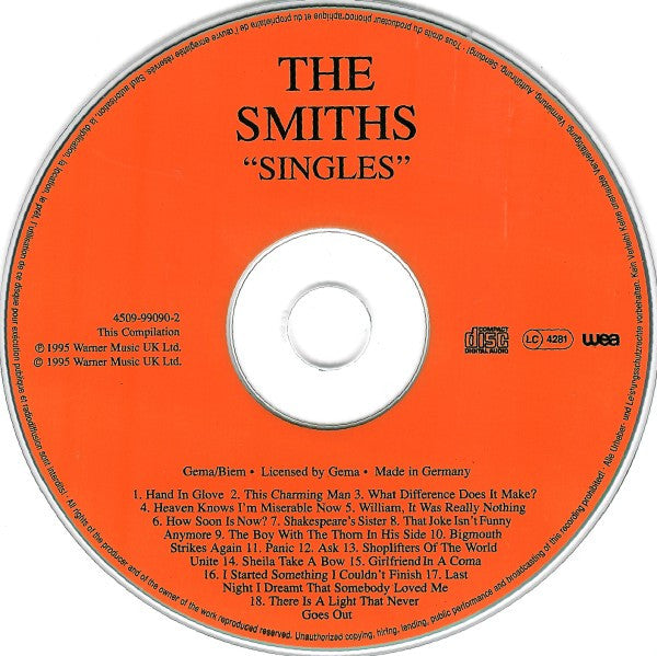 The Smiths – Singles - CD ALBUM