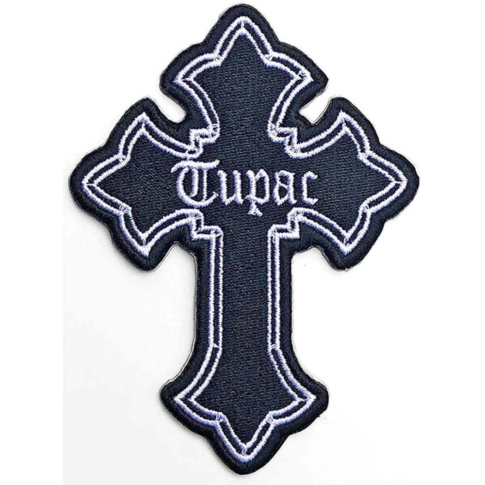 chrome hearts Cross patch - chrome hearts Iron on cross patch - Black  /silver