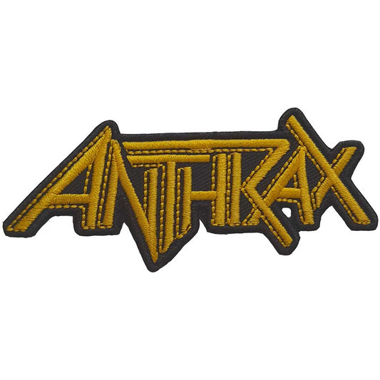 ANTHRAX PATCH: YELLOW LOGO