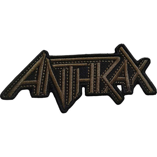 ANTHRAX PATCH: BROWN LOGO