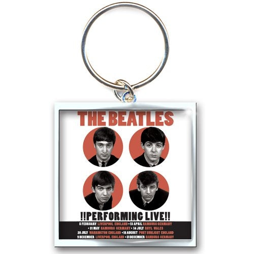 THE BEATLES KEYCHAIN: 1962 PERFORMING LIVE