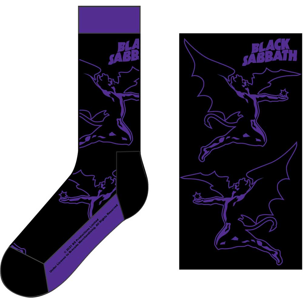 BLACK SABBATH ANKLE SOCKS: LOGO & DEMO