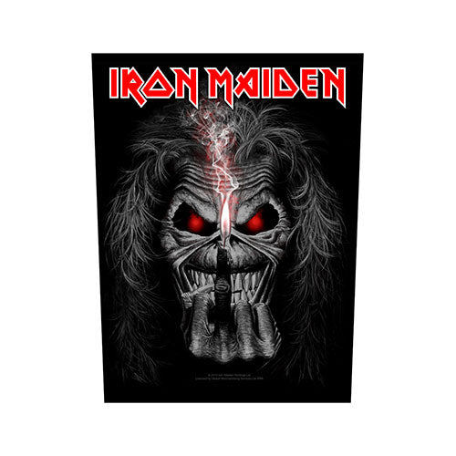 IRON MAIDEN PATCH EDDIE CANDLE FINGER