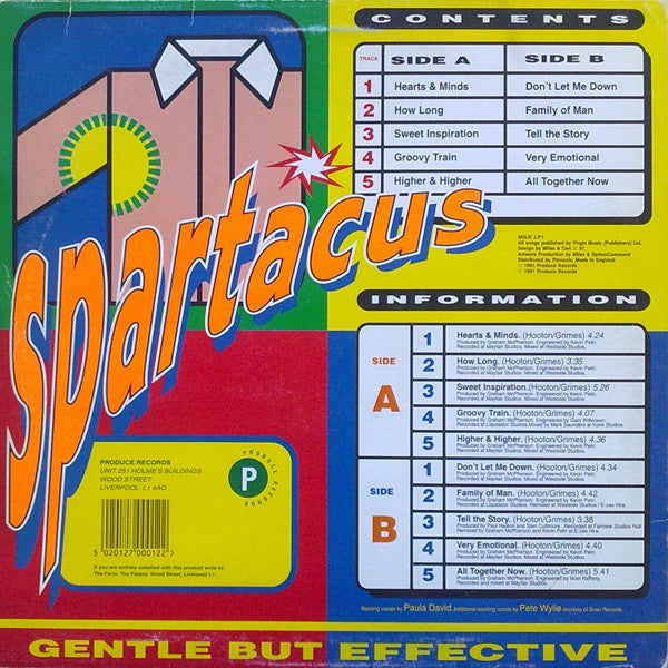The Farm – Spartacus - VINYL LP with Lyric Inner (used)
