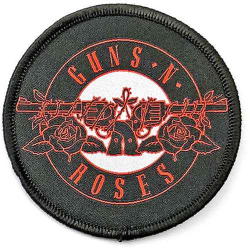 GUNS N' ROSES PATCH: RED CIRCLE LOGO