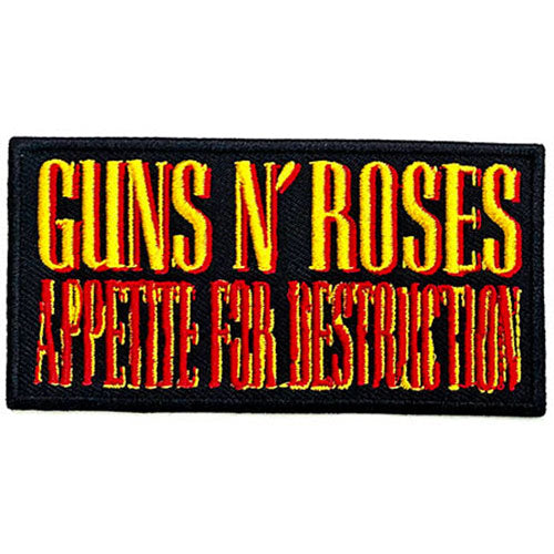 GUNS N' ROSES PATCH: APPETITE FOR DESTRUCTION