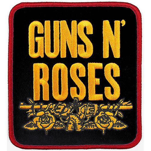 GUNS N' ROSES PATCH: STACKED BLACK