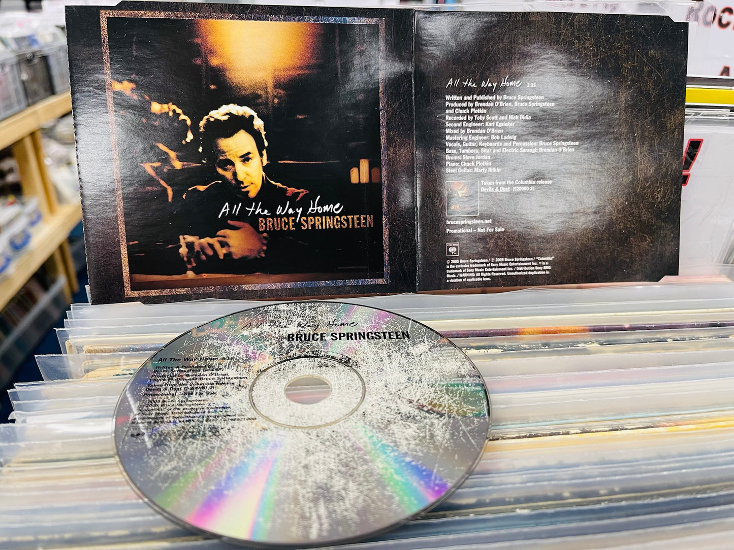 Bruce Springsteen - All The Way Home - PROMO ONLY CD SINGLE (used)