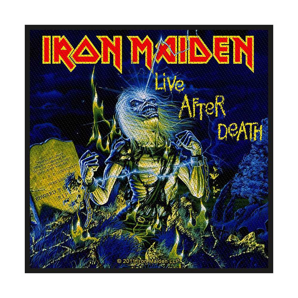 IRON MAIDEN  PATCH: LIVE AFTER DEATH