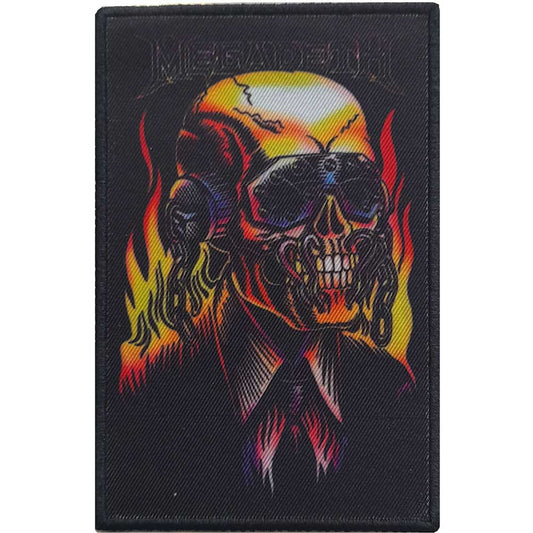 MEGADETH PATCH: FLAMING VIC