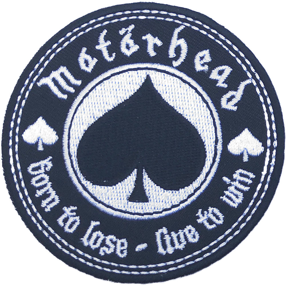 MOTORHEAD PATCH: BORN TO LOVE, LIVE TO WIN