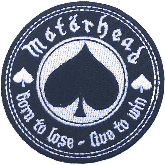 MOTORHEAD PATCH: BORN TO LOVE, LIVE TO WIN