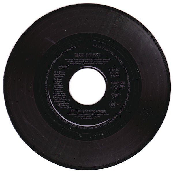 Maxi Priest-That Girl(Featuring Shaggy) PROMO Only Issue 7"