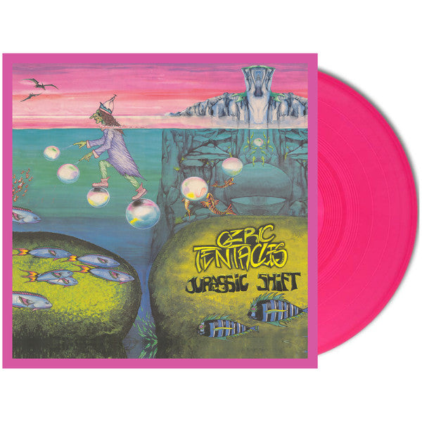 Ozric Tentacles – Jurassic Shift - PINK COLOURED VINYL 180 GRAM LP + 12" VINYL SET (used)