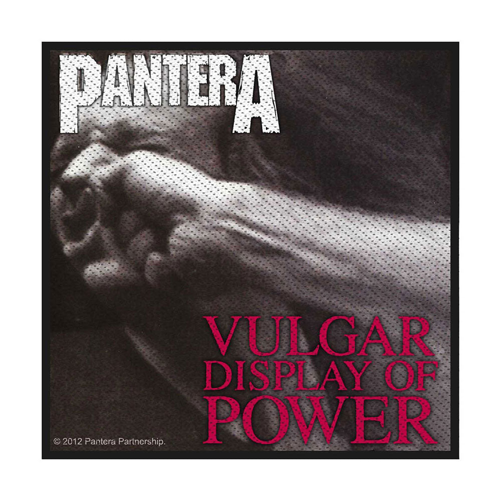 PANTERA PATCH: VULGAR DISPLAY OF POWER