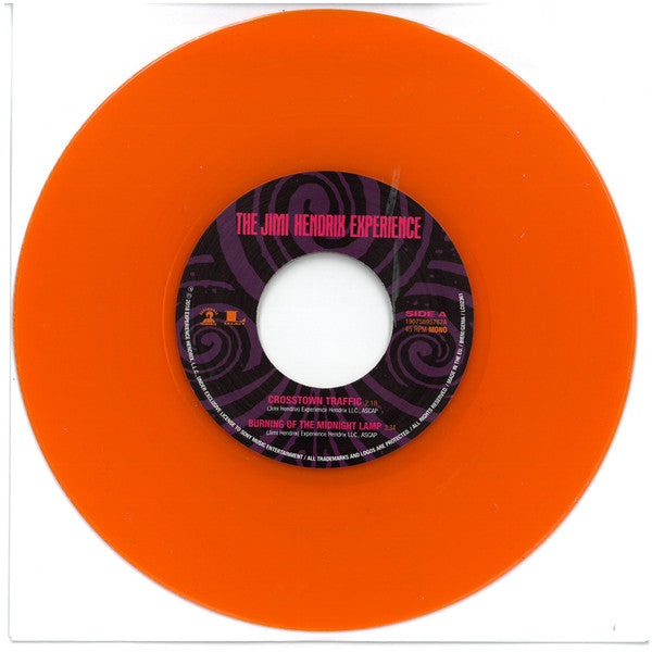 The Jimi Hendrix Experience – Burning Of The Midnight Lamp - ORANGE COLOURED VINYL 7" (used)