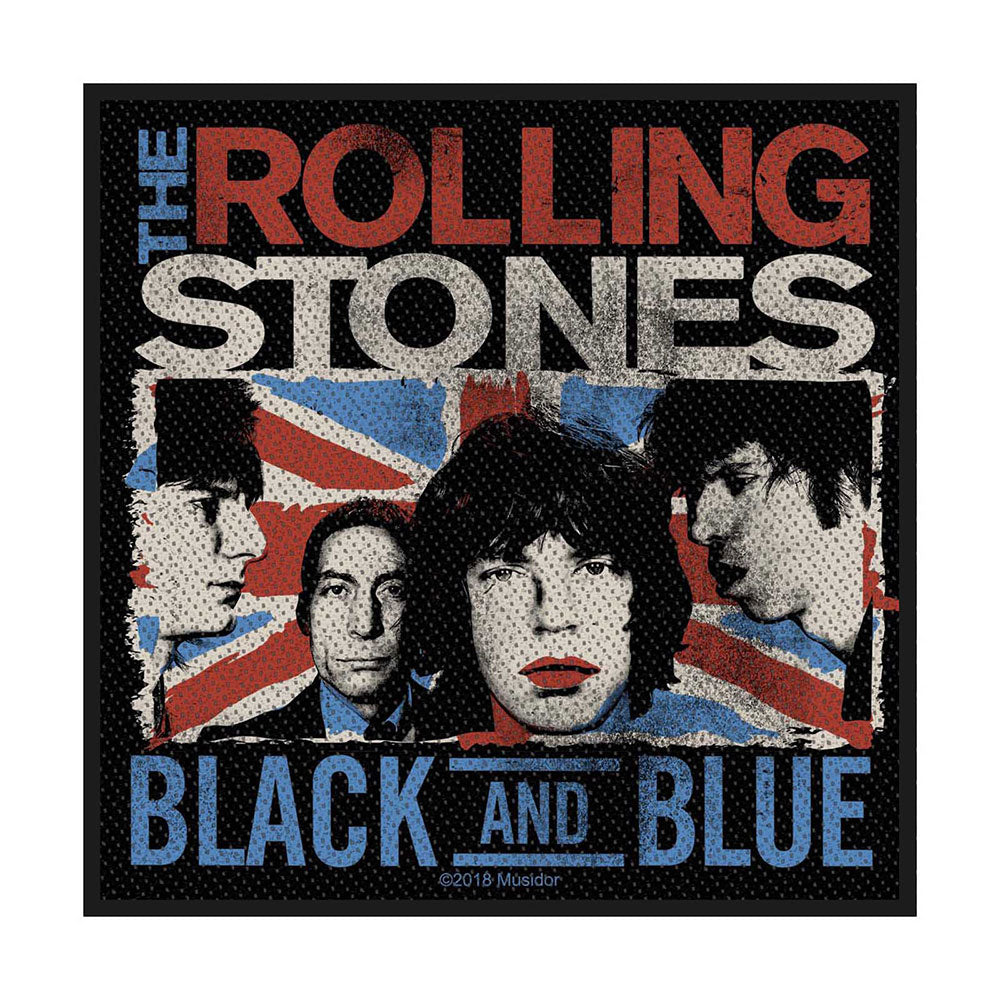 THE ROLLING STONES PATCH: BLACK & BLUE