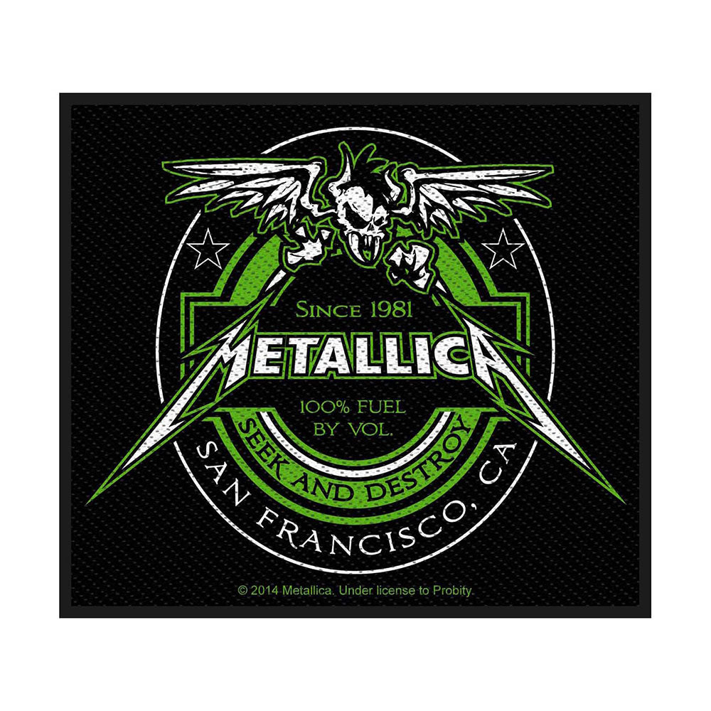 METALLICA PATCH: BEER LABEL