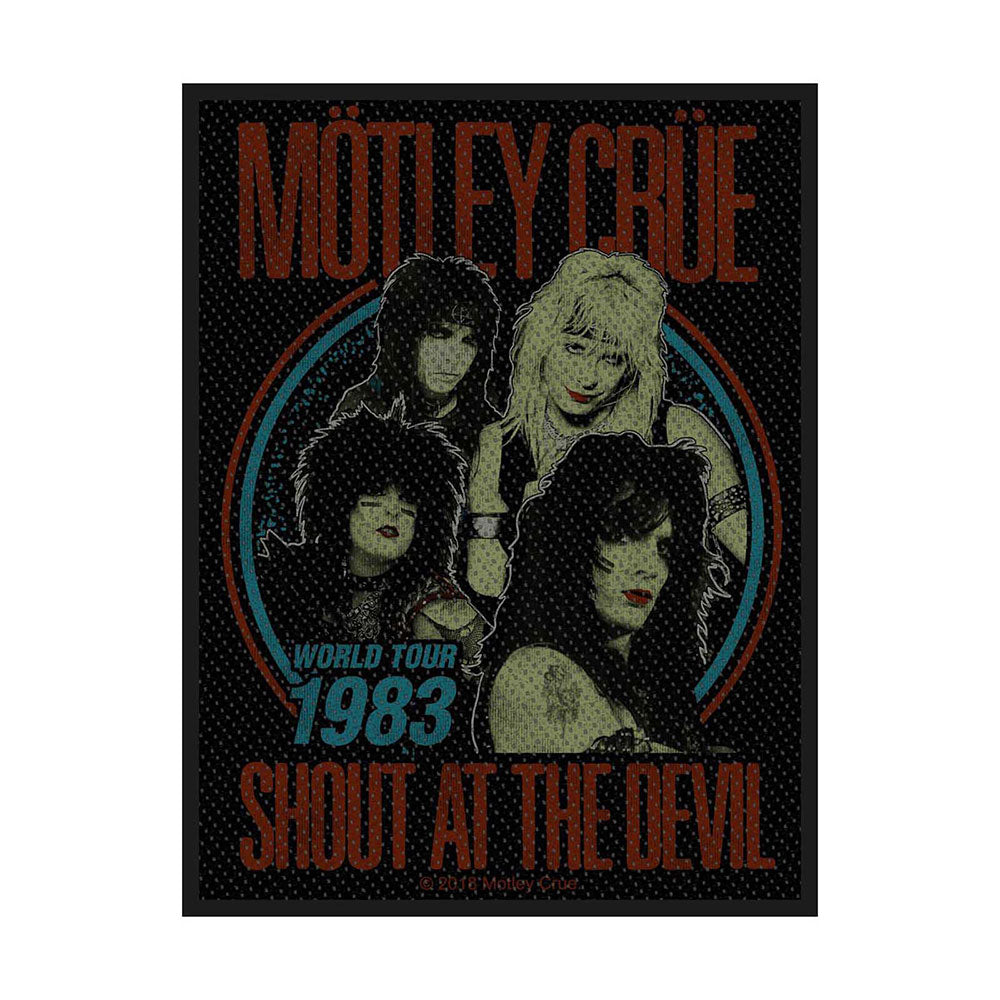 MOTLEY CRUE PATCH: SHOUT AT THE DEVIL