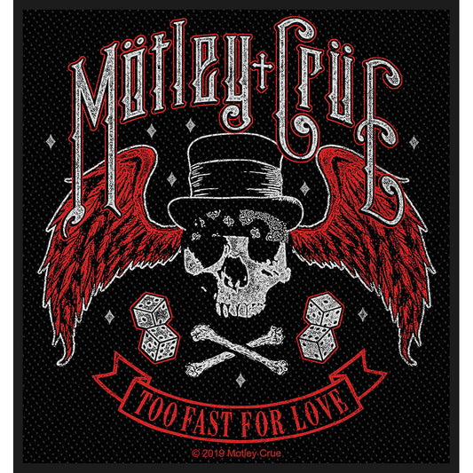 MOTLEY CRUE PATCH: TOO FAST FOR LOVE
