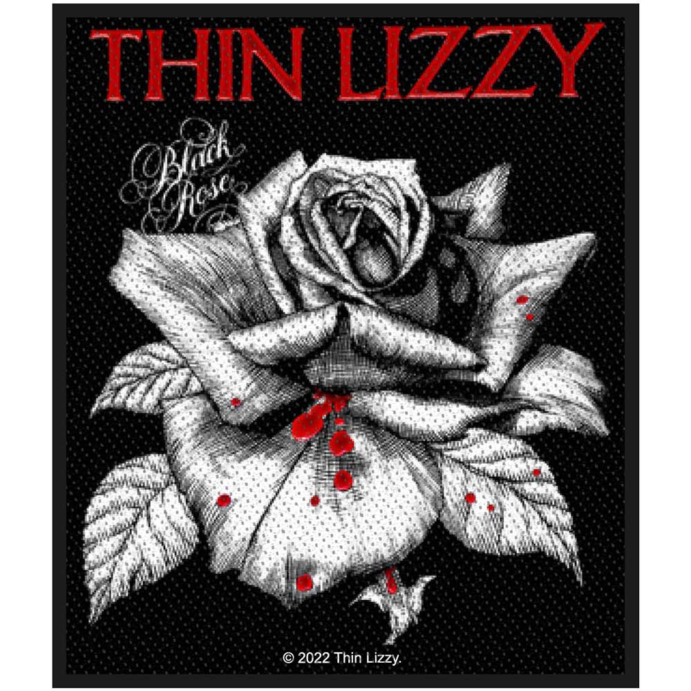 THIN LIZZY PATCH: BLACK ROSE