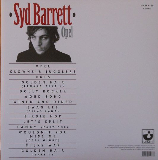 Syd Barrett – Opel - VINYL LP - NEW