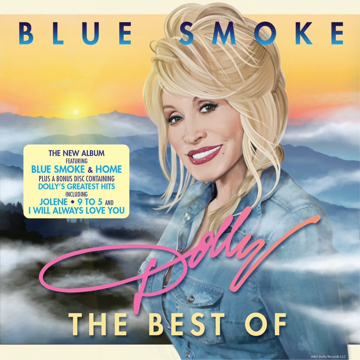 dolly parton blue smoke the best of 2 x CD SET (SONY)
