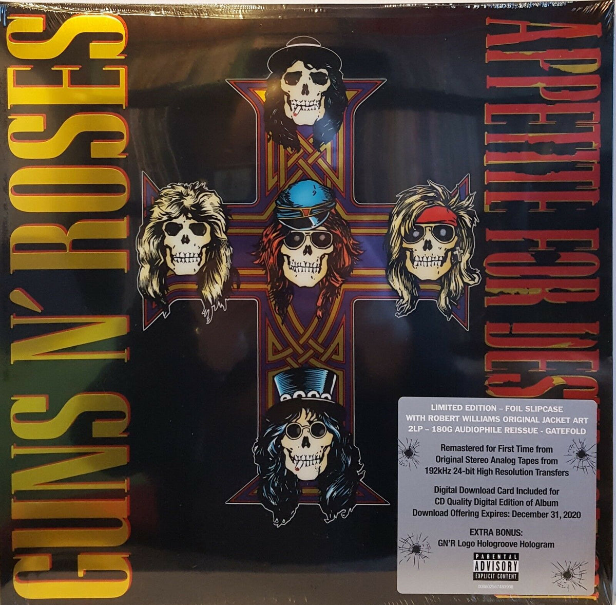 Guns N' Roses: Appetite For Destruction (180g) Vinyl LP —