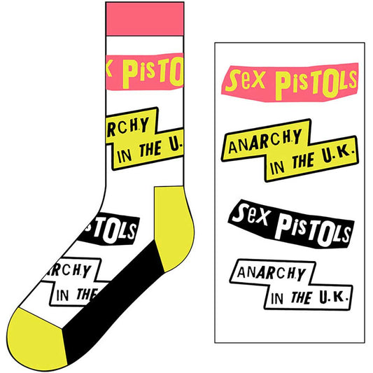 THE SEX PISTOLS UNISEX ANKLE SOCKS: ANARCHY IN THE UK