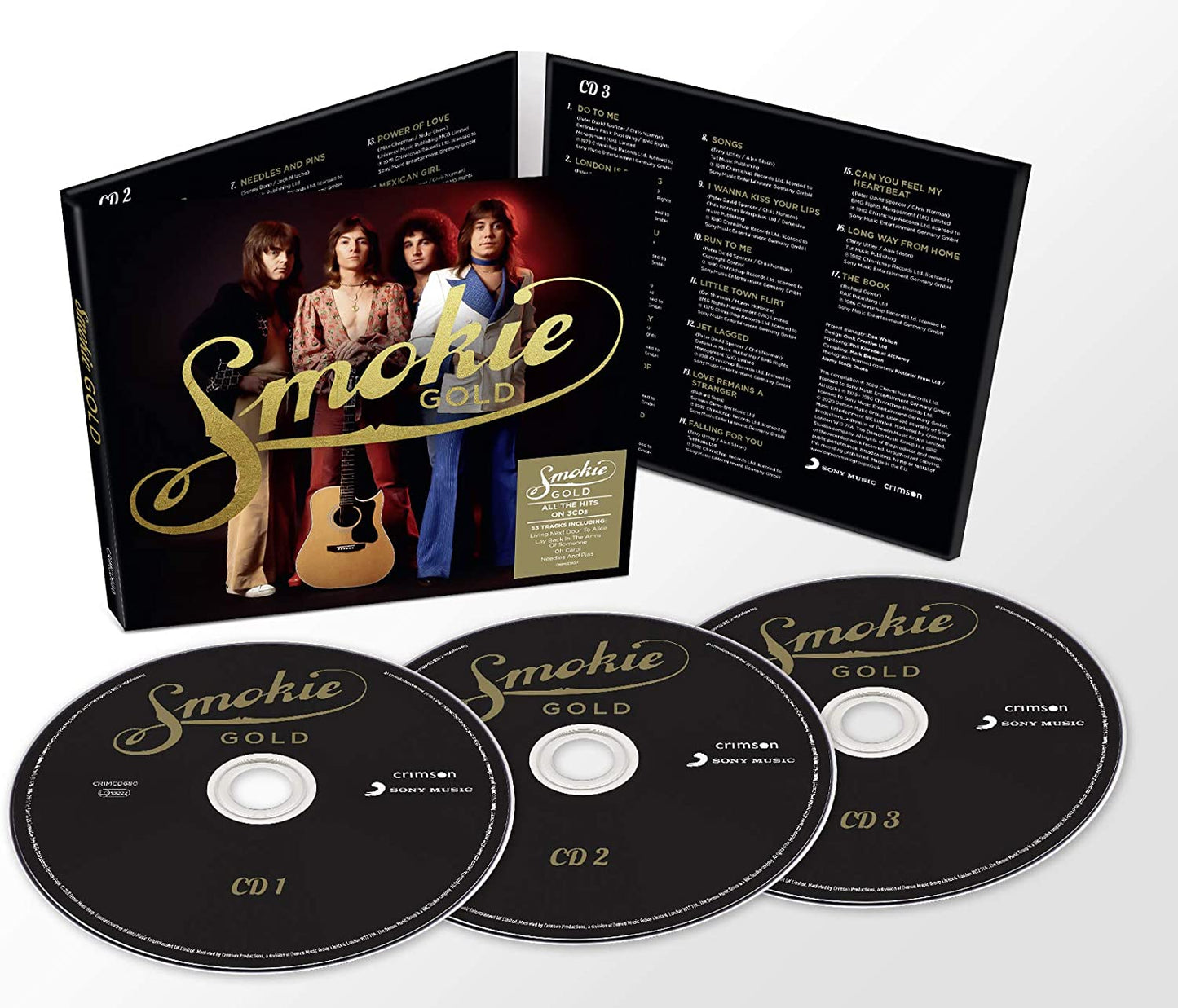 Smokie – Gold - 3 x CD ALBUM SET