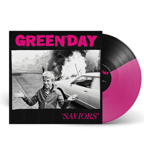 Green Day – Saviors - PINK + BLACK COLOURED VINYL LP