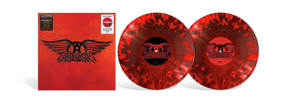 Aerosmith – Greatest Hits - 2 x RED MARBLED COLOURED VINYL LP SET