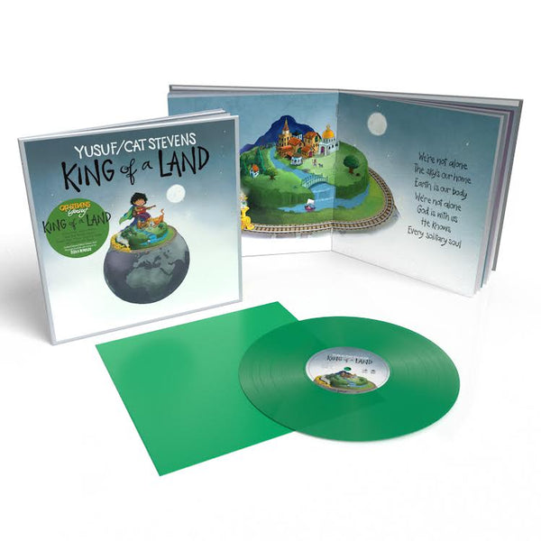 Yusuf / Cat Stevens – King Of A Land - GREEN COLOURED VINYL LP + 36 PAGE BOOKLET