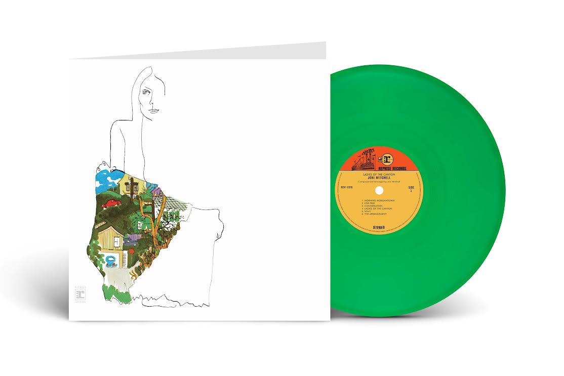 Joni Mitchell – Ladies Of The Canyon - TRANSPARENT GREEN COLOURED VINYL LP