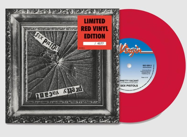 Sex Pistols – Pretty Vacant - RED COLOURED VINYL 7"