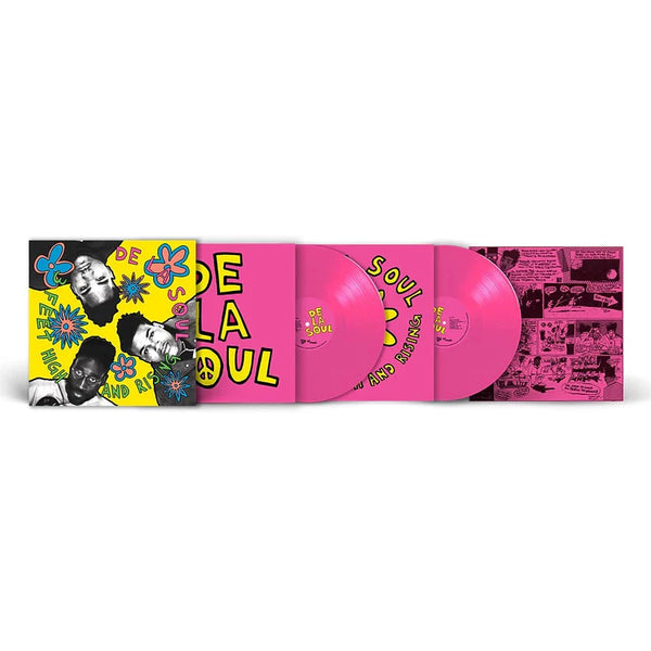 De La Soul – 3 Feet High And Rising - 2 x MAGENTA COLOURED VINYL LP SET