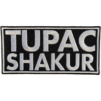 Tupac Woven Patch: Text Logo (Standard) 2PACPAT06