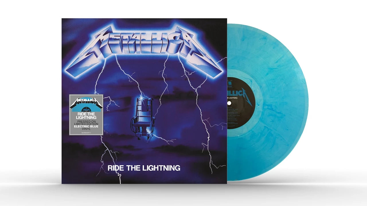 Metallica – Ride The Lightning - ELECTRIC BLUE COLOURED VINYL LP
