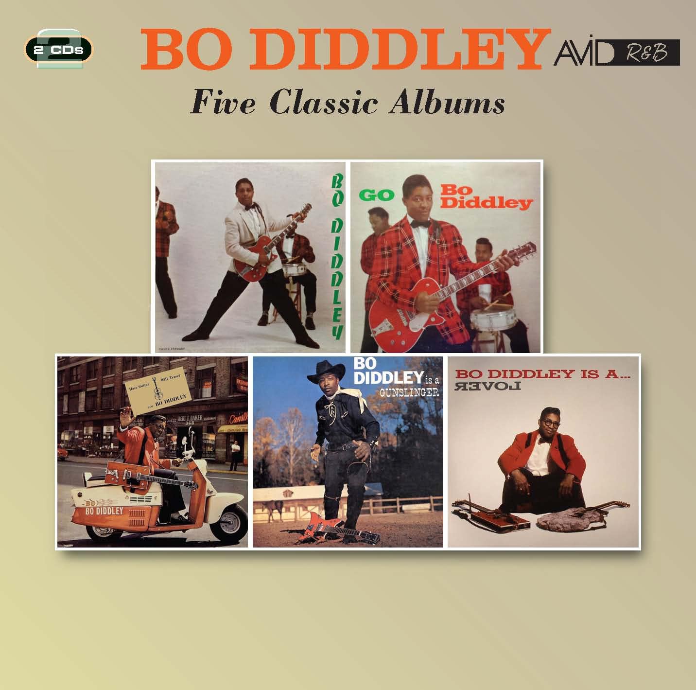 Bo Diddley – Five Classic Albums - 2 x CD SET