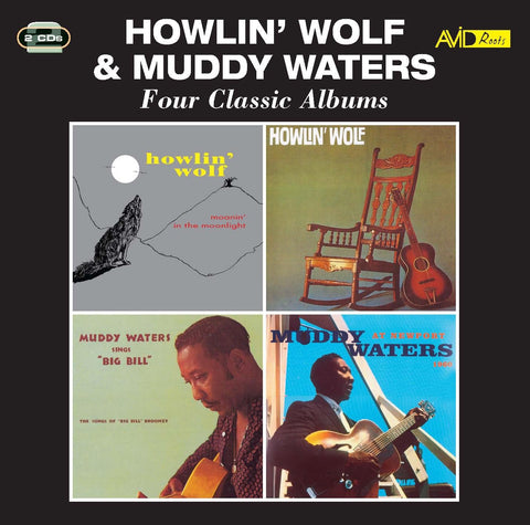 Howlin' Wolf & Muddy Waters – Four Classic Albums - 2 x CD SET