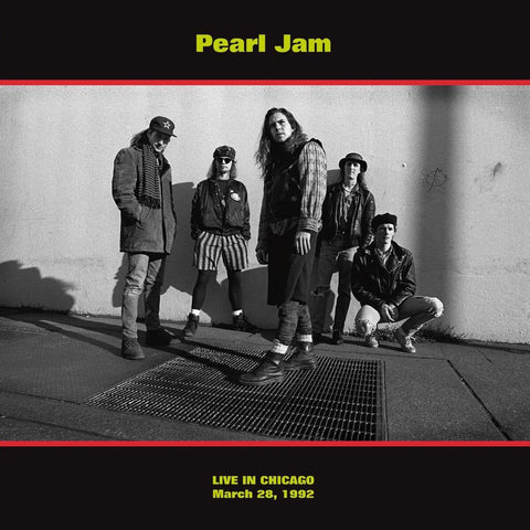 Pearl Jam – Live In Chicago - March 28, 1992 - RED COLOURED VINYL LP