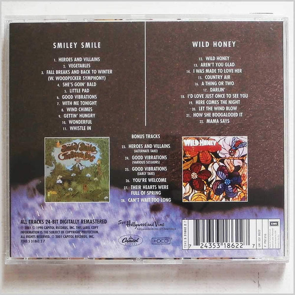 The Beach Boys – Smiley Smile / Wild Honey - CD