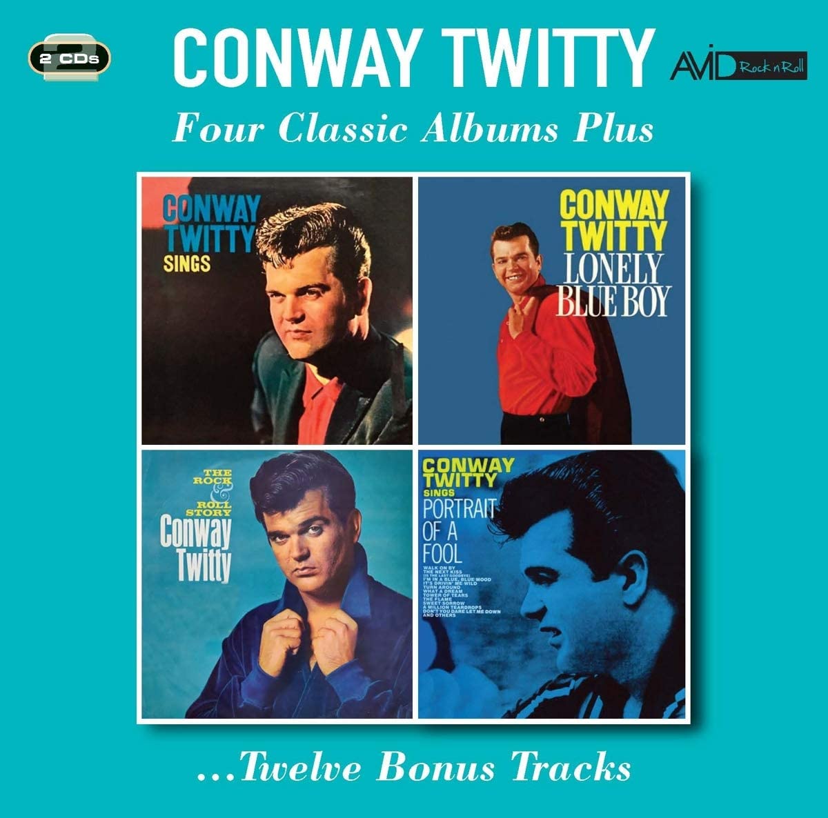 Conway Twitty – Four Classic Albums Plus - 2 x CD SET