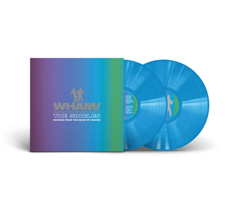 Wham! ‎– The Singles - Echoes from the Edge of Heaven - 2 x BLUE COLOURED VINYL LP SET