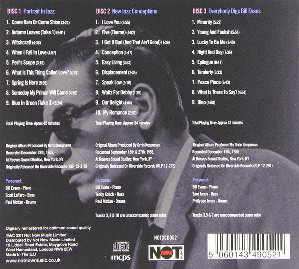 Bill Evans – Sharp Notes - 3 x CD SET