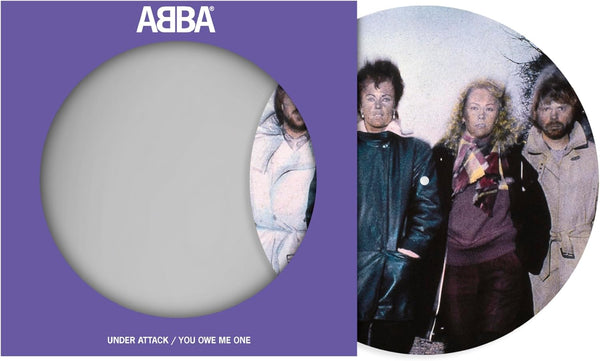 Abba - Under Attack / You Owe Me One - PICTURE DISC 7" VINYL - NEW