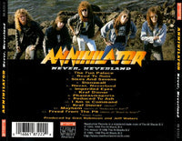 Annihilator – Never, Neverland - CD ALBUM on GOLD DISC (used)