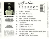 Aretha Franklin – Respect And Other Hits - CD ALBUM - NEW