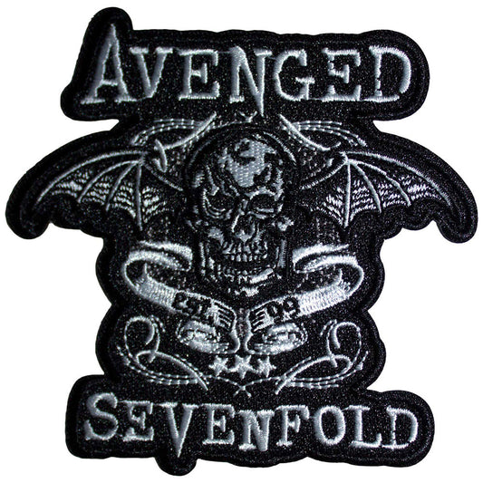 Avenged Sevenfold Standard Patch: Deathbat Banner Cut-Out