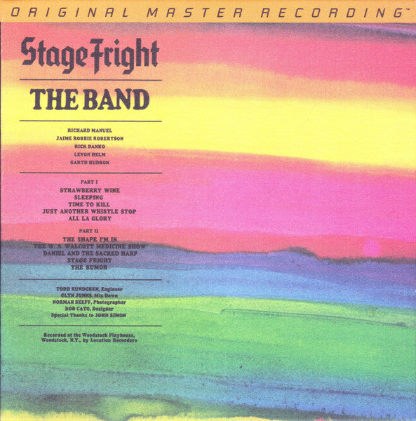 The Band – Stage Fright - SACD CD ALBUM - MOBILE FIDELITY (used)